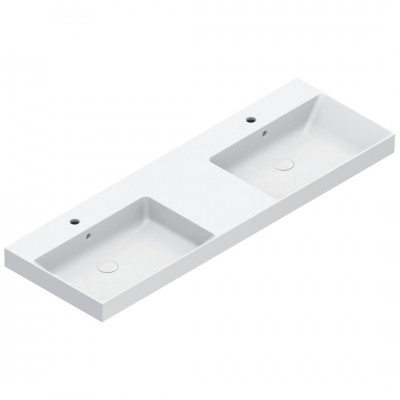 Catalano Zero umywalka 150x50 cm podwójna prostokątna biała 0121522001