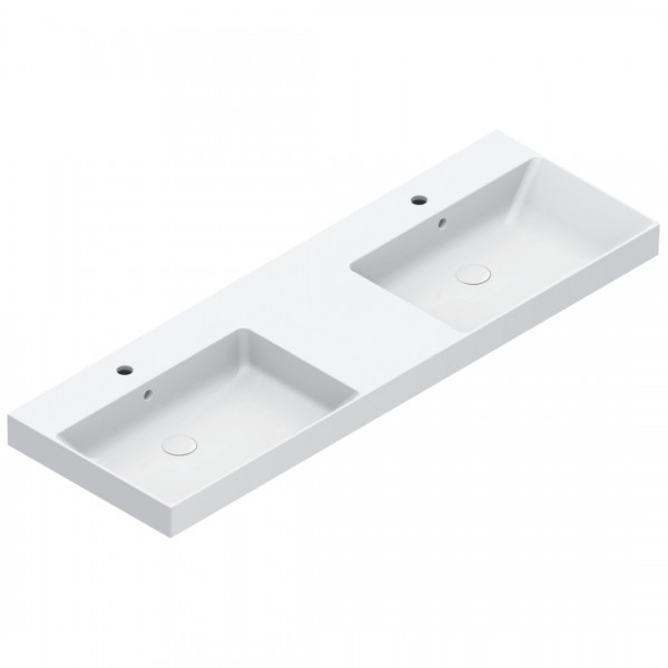 Catalano Zero umywalka 150x50 cm podwójna prostokątna biała 0121522001