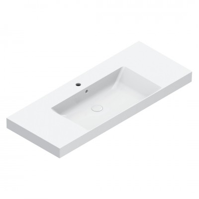 Catalano Zero umywalka 125x50 cm prostokątna biała 0121261001