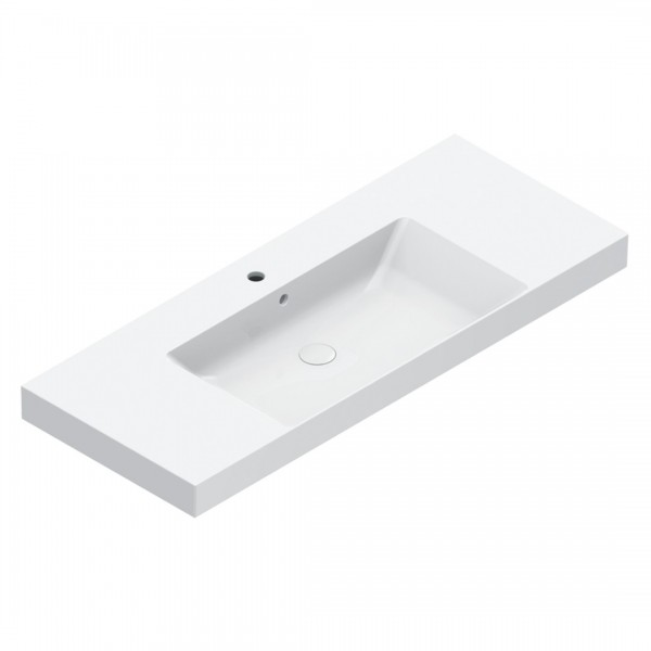 Catalano Zero umywalka 125x50 cm prostokątna biała 0121261001