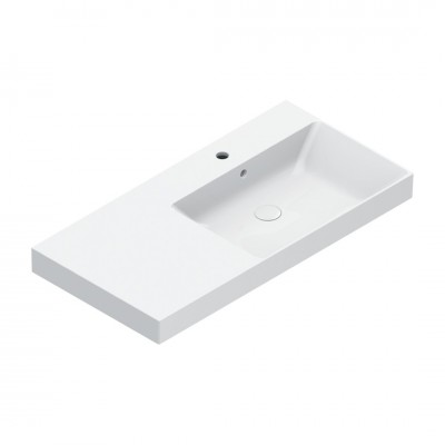 Catalano Zero umywalka 100x50 cm prostokątna prawa biała 0121031001