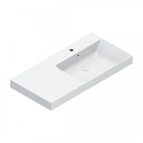 Catalano Zero umywalka 100x50 cm prostokątna prawa biała 0121031001