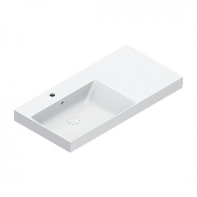 Catalano Zero umywalka 100x50 cm prostokątna lewa biała 0121041001