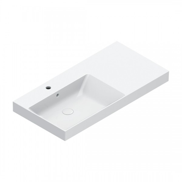 Catalano Zero umywalka 100x50 cm prostokątna lewa biała 0121041001