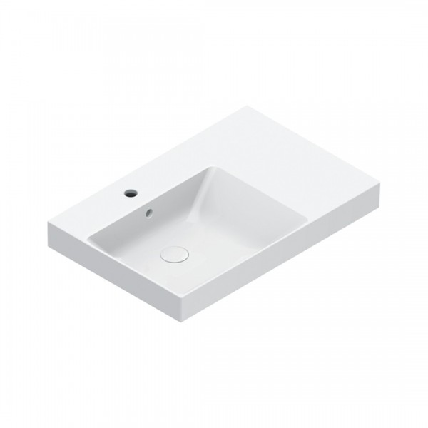 Catalano Zero umywalka 75x50 cm prostokątna lewa biała 0120791001