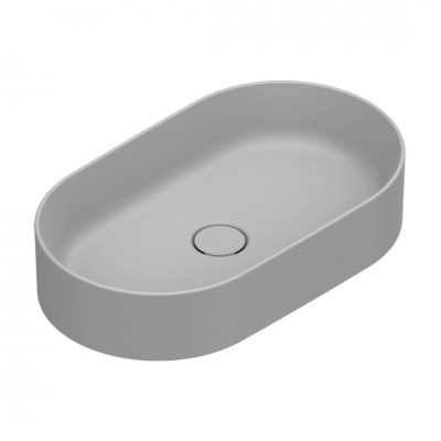 Catalano Zero umywalka nablatowa 60x35 cm owalna szary mat 0122600023