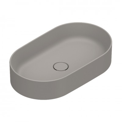 Catalano Zero umywalka nablatowa 60x35 cm owalna tortora mat 0122600032