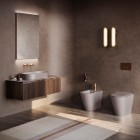 Catalano Zero umywalka nablatowa 60x35 cm owalna tortora mat 0122600032