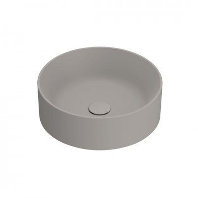 Catalano Zero umywalka nablatowa okrągła 40 cm tortora mat 0123400032