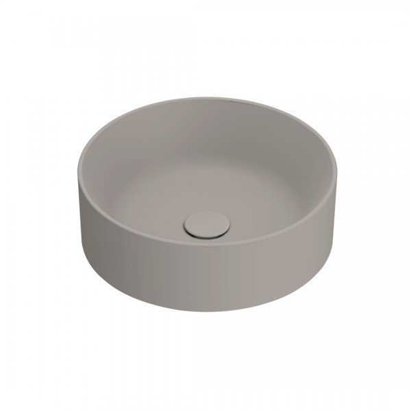 Catalano Zero umywalka nablatowa okrągła 40 cm tortora mat 0123400032