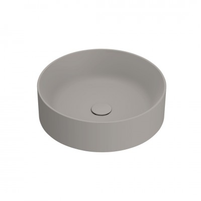 Catalano Zero umywalka nablatowa okrągła 45 cm tortora mat 0123450032