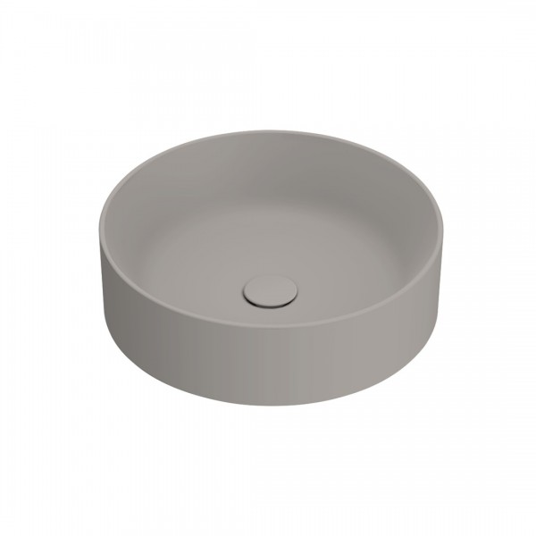 Catalano Zero umywalka nablatowa okrągła 45 cm tortora mat 0123450032