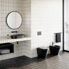 Catalano Zero umywalka nablatowa 60x35 cm owalna czarny mat 0122600022