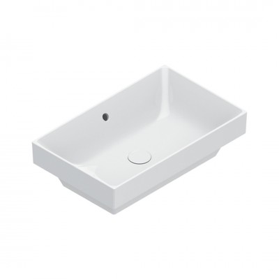 Catalano Zero umywalka wpuszczana 60x37 cm prostokątna biała 0124600001