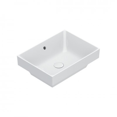 Catalano Zero umywalka wpuszczana 50x37 cm prostokątna biała 0124500001