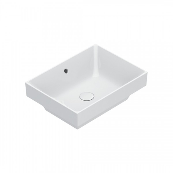 Catalano Zero umywalka wpuszczana 50x37 cm prostokątna biała 0124500001