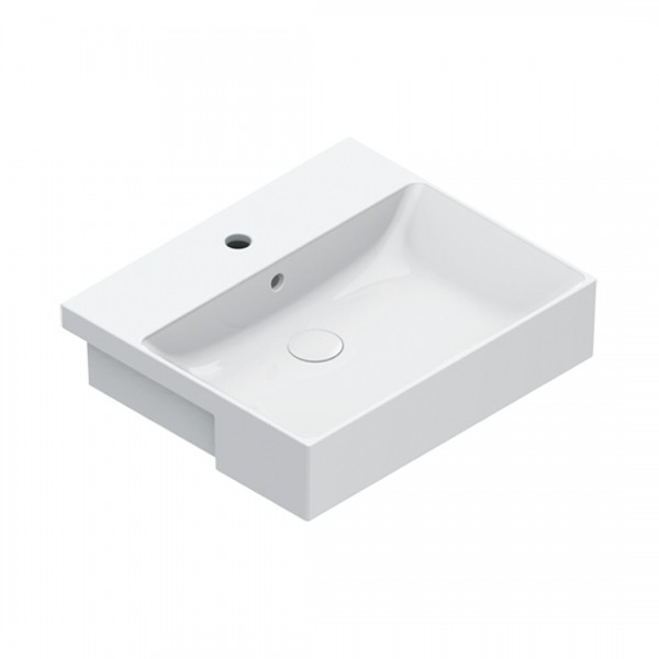Catalano Zero umywalka 55x47 cm prostokątna biała 0126551001