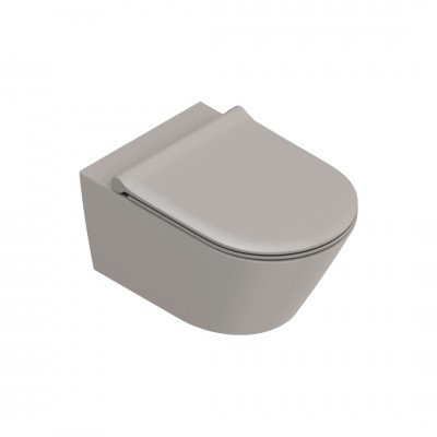 Catalano Zero muszla WC wisząca Silentech szary mat 0111550023