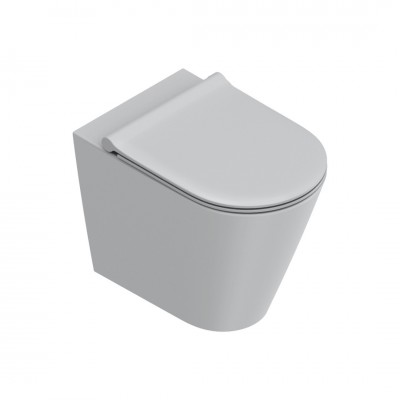 Catalano Zero muszla WC stojąca Silentech szary mat 0114550023