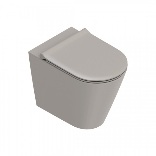 Catalano Zero muszla WC stojąca Silentech tortora mat 0114550032