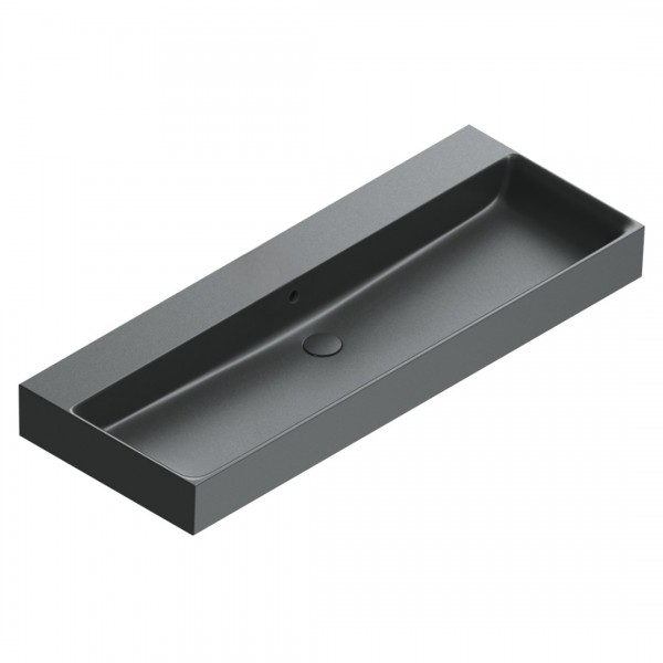 Catalano Premium umywalka 120x47 cm prostokątna czarny mat 0221200022