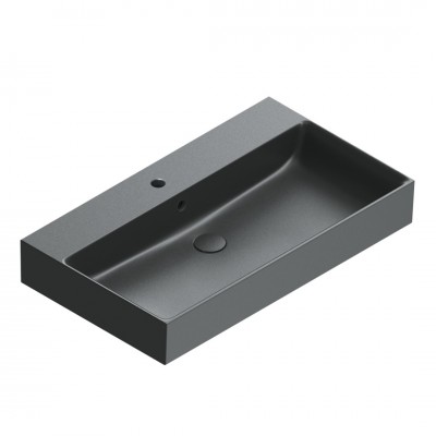 Catalano Premium umywalka 80x47 cm prostokątna czarny mat 0220801022