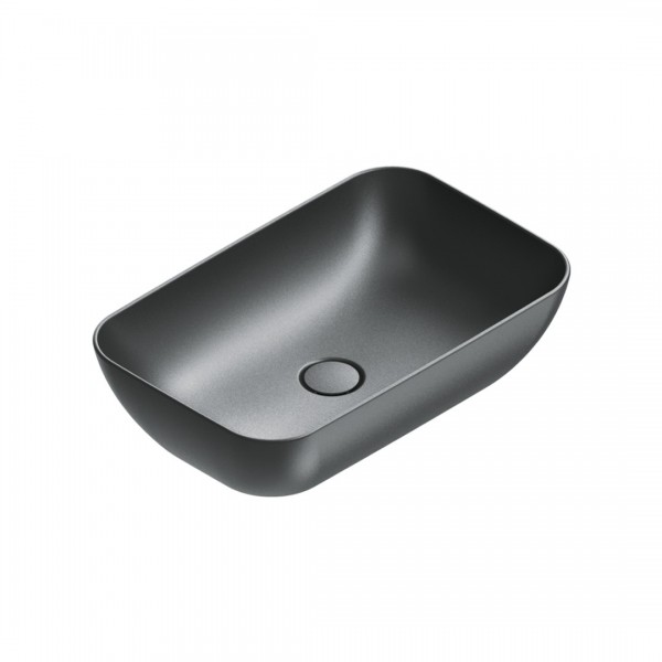 Catalano Green umywalka nablatowa 60x38 cm owalna czarny mat 0422610022