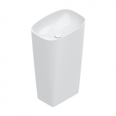 Catalano Green umywalka wolnostojąca 55x38 cm owalna odpływ ścienny biała 0428551001