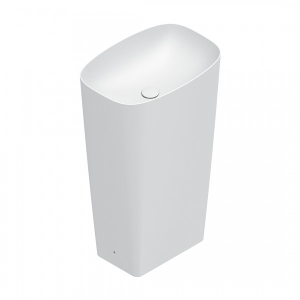 Catalano Green umywalka wolnostojąca 55x38 cm owalna odpływ ścienny biały mat 0428551021