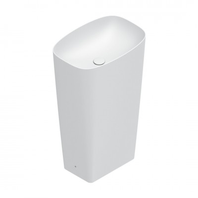 Catalano Green umywalka wolnostojąca 55x38 cm owalna odpływ podłogowy biały mat 0428550021