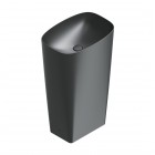 Catalano Green umywalka wolnostojąca 55x38 cm owalna odpływ podłogowy czarny mat 0428550022