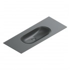 Catalano Sfera umywalka 125x50 cm prostokątna czarny mat 0521260022