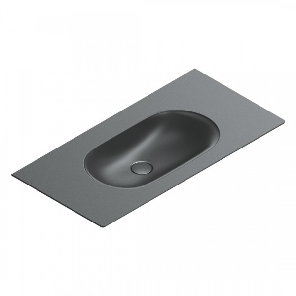 Catalano Sfera umywalka 100x50 cm prostokątna czarny mat 0521010022