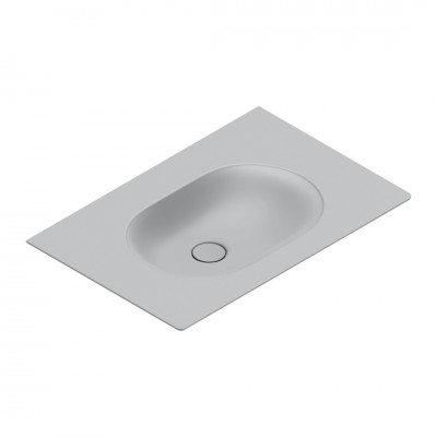 Catalano Sfera umywalka 75x50 cm prostokątna szary mat 0520760023