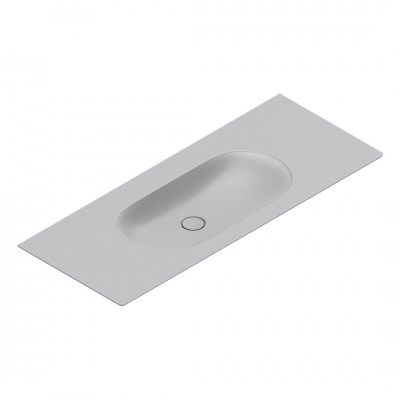 Catalano Sfera umywalka 125x50 cm prostokątna szary mat 0521260023