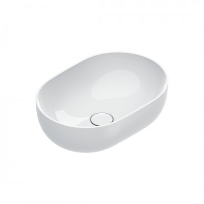Catalano Sfera umywalka nablatowa 50x35 cm owalna biała 0522500001