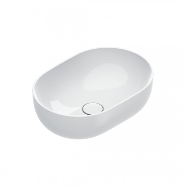 Catalano Sfera umywalka nablatowa 50x35 cm owalna biała 0522500001