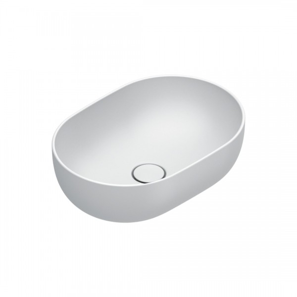 Catalano Sfera umywalka nablatowa 50x35 cm owalna biały mat 0522500021