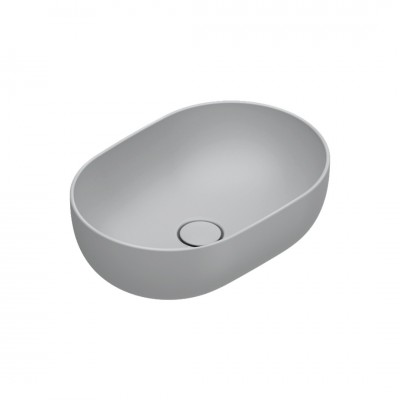 Catalano Sfera umywalka nablatowa 50x35 cm owalna szary mat 0522500023