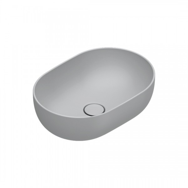Catalano Sfera umywalka nablatowa 50x35 cm owalna szary mat 0522500023