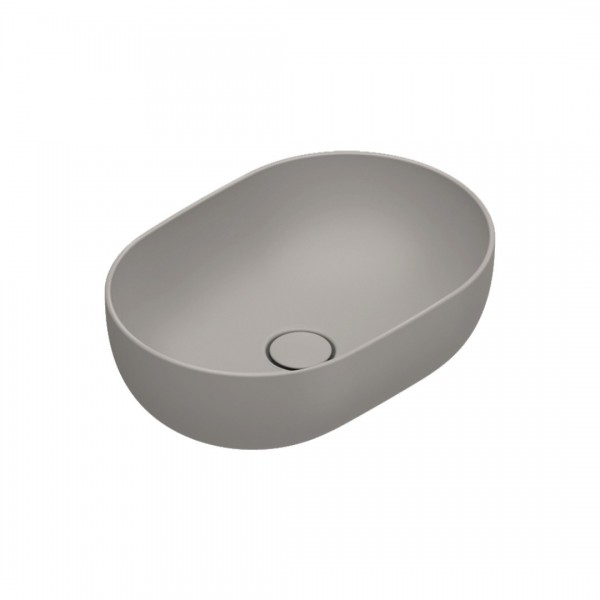 Catalano Sfera umywalka nablatowa 50x35 cm owalna tortora mat 0522500032