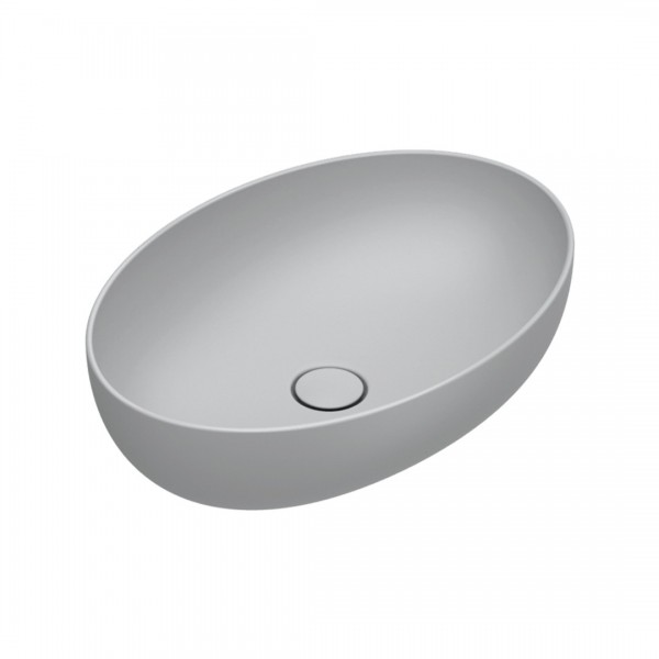 Catalano Sfera umywalka nablatowa 60x42 cm owalna szary mat 0522600023