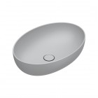 Catalano Sfera umywalka nablatowa 60x42 cm owalna szary mat 0522600023