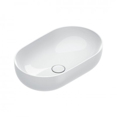 Catalano Sfera umywalka nablatowa 60x37 cm owalna biała 0522610001