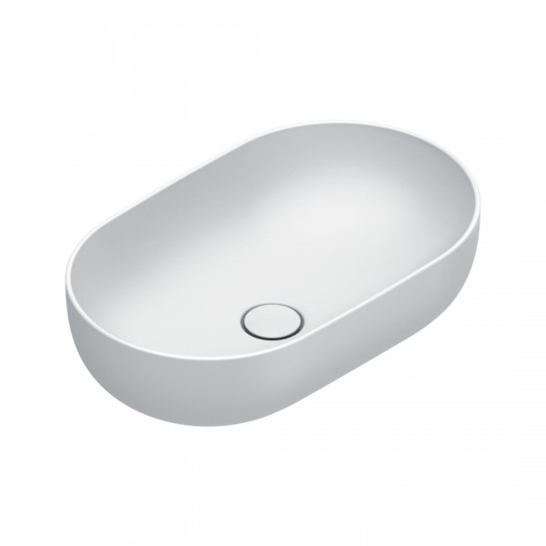 Catalano Sfera umywalka nablatowa 60x37 cm owalna biały mat 0522610021