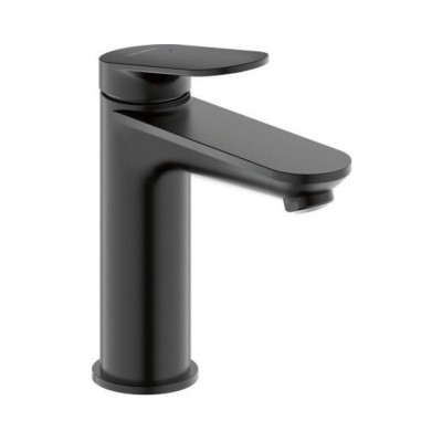 Duravit Wave bateria umywalkowa stojąca czarny mat WA1020002046