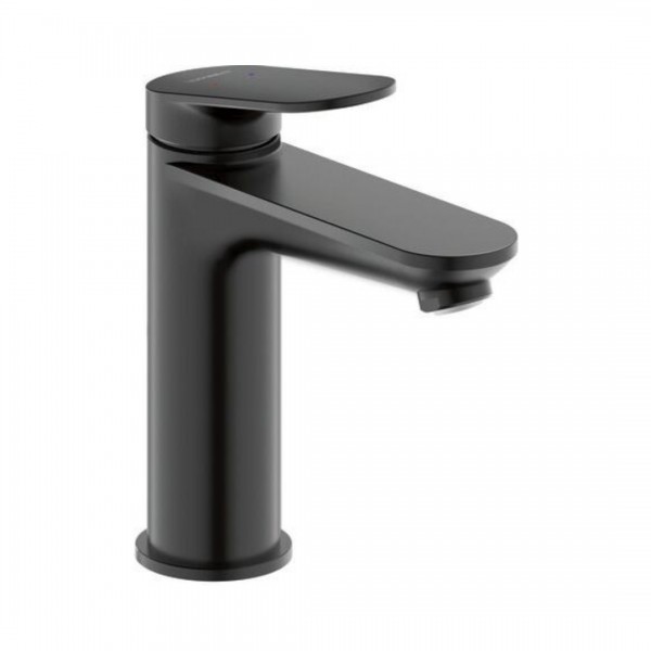 Duravit Wave bateria umywalkowa stojąca czarny mat WA1020002046