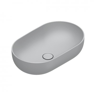 Catalano Sfera umywalka nablatowa 60x37 cm owalna szary mat 0522610023