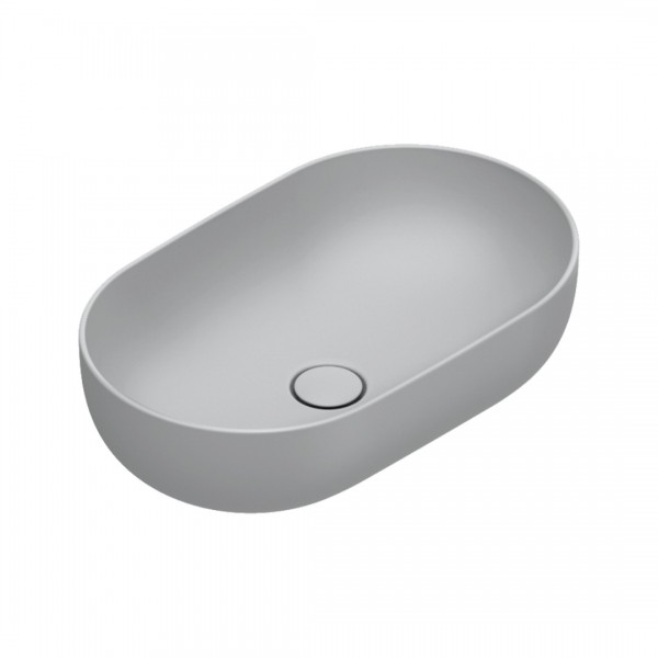 Catalano Sfera umywalka nablatowa 60x37 cm owalna szary mat 0522610023
