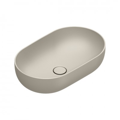 Catalano Sfera umywalka nablatowa 60x37 cm owalna sabbia mat 0522610029